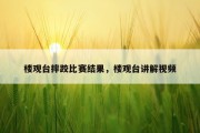 楼观台摔跤比赛结果，楼观台讲解视频