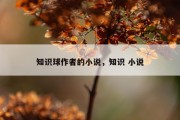 知识球作者的小说，知识 小说