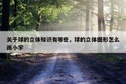 关于球的立体知识有哪些，球的立体图形怎么画小学