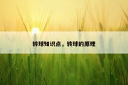 转球知识点，转球的原理