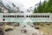 澳大利攀爬比赛时间，澳大利亚爬树动物有哪些