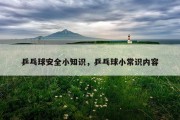 乒乓球安全小知识，乒乓球小常识内容