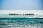 篮球抓球知识，篮球抓球手势