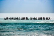 比赛时间斯诺克世锦赛，斯诺克世锦赛 赛况