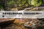 冬奥冰壶比赛时间表格，冬奥会冰壶比赛共十局