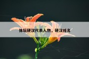 体坛硬汉代表人物，硬汉排名