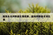 越南女足阿联酋比赛结果，越南阿联酋足球比赛