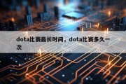 dota比赛最长时间，dota比赛多久一次
