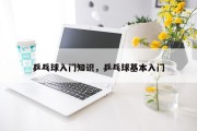 乒乓球入门知识，乒乓球基本入门