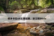 桐乡卡拉ok比赛结果，浙江桐乡ktv