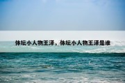 体坛小人物王泽，体坛小人物王泽是谁