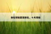 体坛球拍套装排名，十大球拍