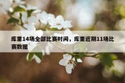 库里14场全部比赛时间，库里近期11场比赛数据