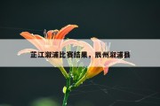 芷江溆浦比赛结果，辰州溆浦县