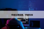 宇峰比赛结果，宇峰科技