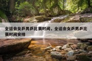 全运会女乒男乒比赛时间，全运会女乒男乒比赛时间安排