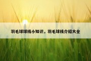 羽毛球球线小知识，羽毛球线介绍大全