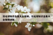 羽毛球知识合集大全视频，羽毛球知识合集大全视频讲解