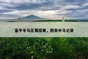 富平半马比赛结果，西安半马记录