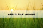 永新台球比赛结果，永新台直播