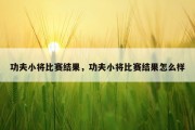 功夫小将比赛结果，功夫小将比赛结果怎么样