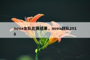 nova女队比赛结果，nova战队2018