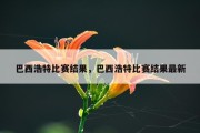 巴西浩特比赛结果，巴西浩特比赛结果最新