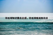 羽毛球知识要点总结，羽毛球相关知识点