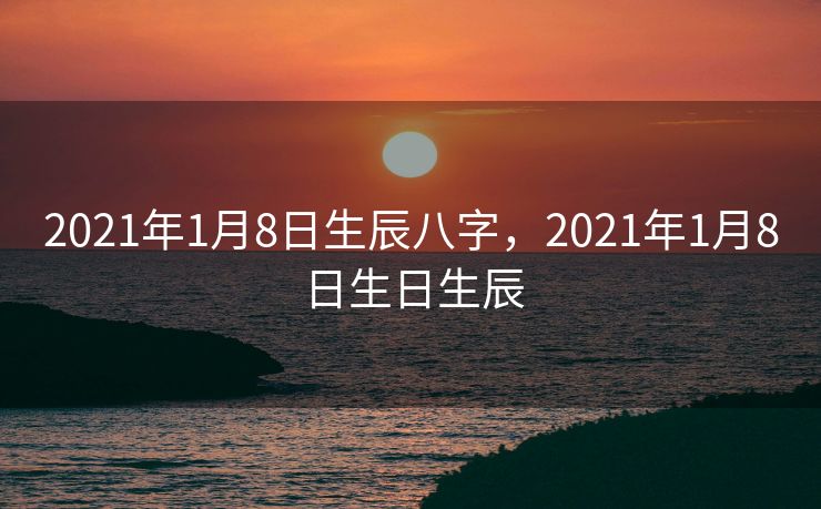 2021年1月8日生辰八字，2021年1月8日生日生辰