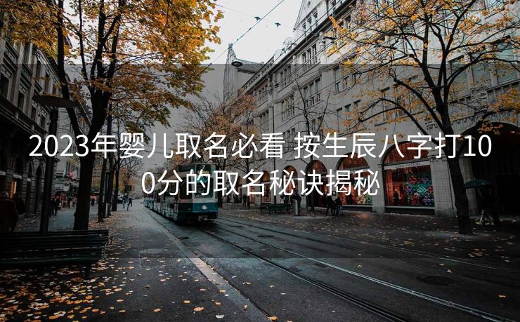 2023年婴儿取名必看 按生辰八字打100分的取名秘诀揭秘
