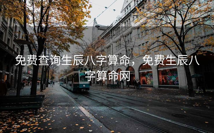 免费查询生辰八字算命，免费生辰八字算命网