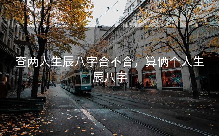 查两人生辰八字合不合，算俩个人生辰八字