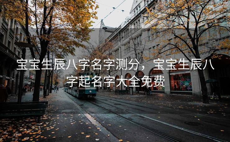 宝宝生辰八字名字测分，宝宝生辰八字起名字大全免费