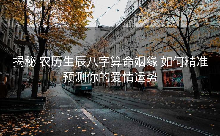 揭秘 农历生辰八字算命姻缘 如何精准预测你的爱情运势