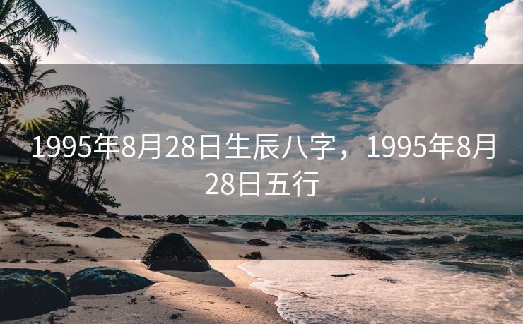 1995年8月28日生辰八字，1995年8月28日五行