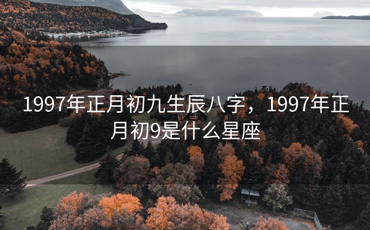 1997年正月初九生辰八字，1997年正月初9是什么星座