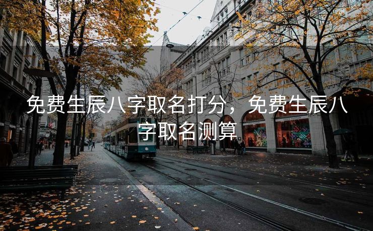 免费生辰八字取名打分，免费生辰八字取名测算