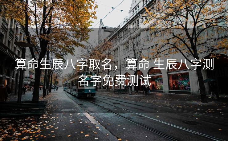 算命生辰八字取名，算命 生辰八字测名字免费测试