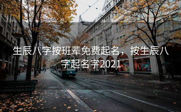 生辰八字按班辈免费起名，按生辰八字起名字2021