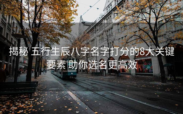 揭秘 五行生辰八字名字打分的8大关键要素 助你选名更高效