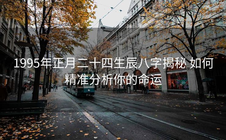 1995年正月二十四生辰八字揭秘 如何精准分析你的命运