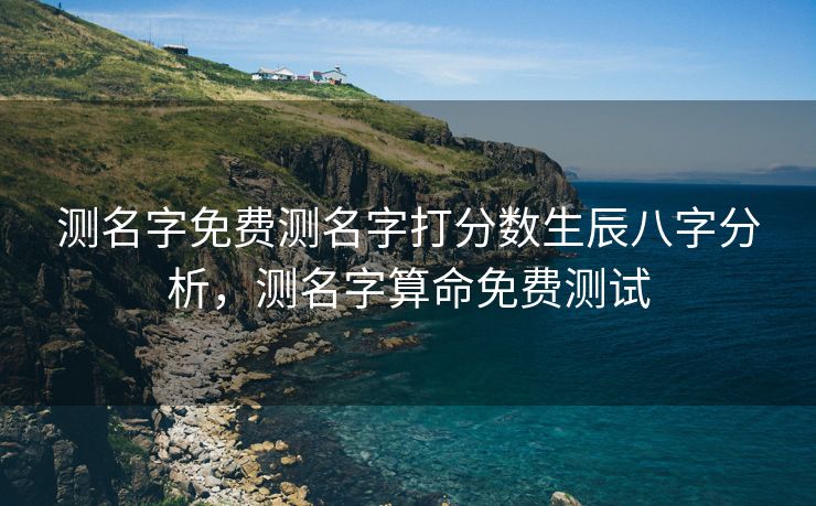 测名字免费测名字打分数生辰八字分析，测名字算命免费测试